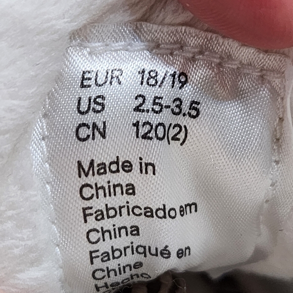 H&M Warm Lined Boots Toddler 2.5-3.5 Brown-Maroon Zip Up Tie Hennes & Mauritz - Picture 6 of 6